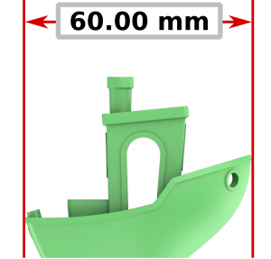 Using Calipers to Measure Benchy