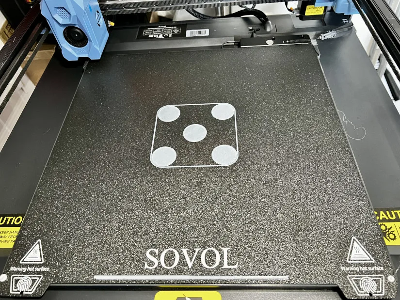 Sovol SV08 bed leveling test print