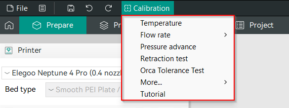 Calibration Tools