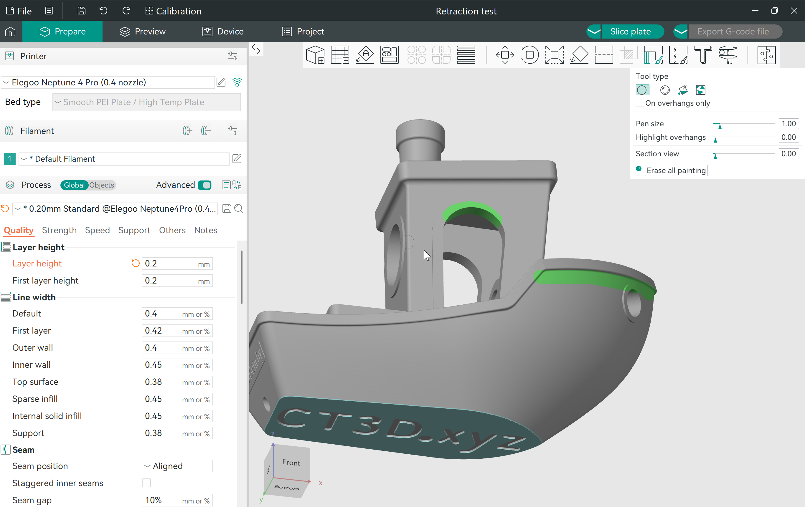 Paint-on Supports Orca Slicer