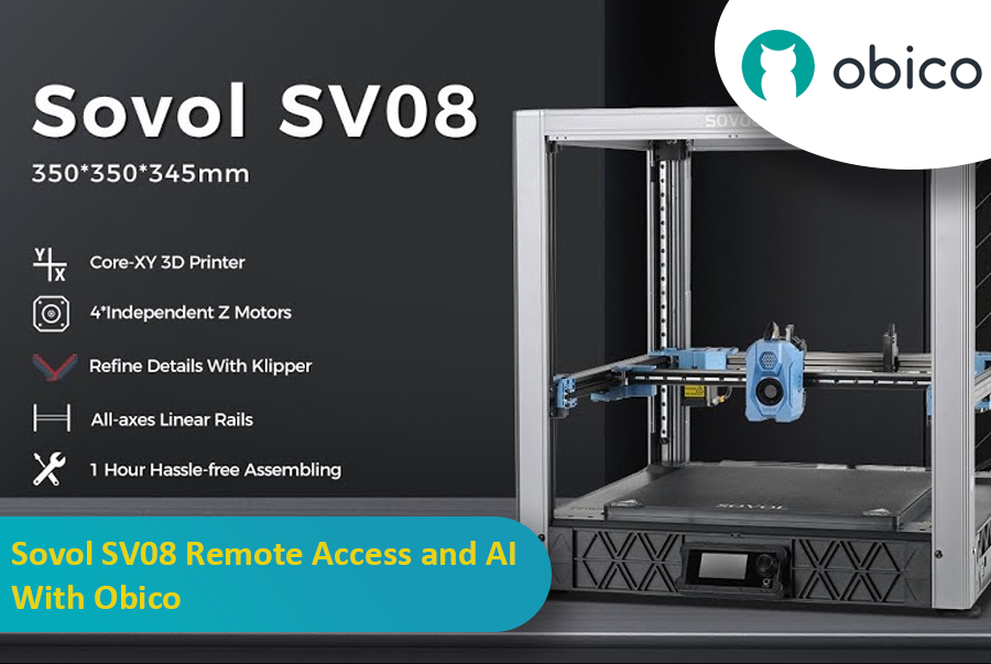 Sovol SV08 Remote Access and AI With Obico