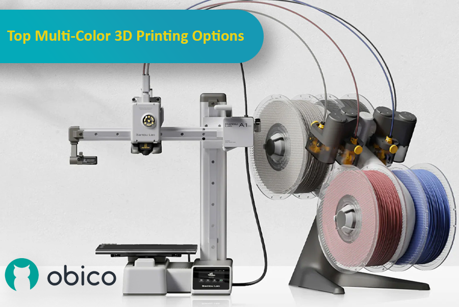 Multi-color 3D printing options