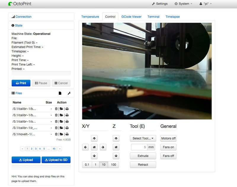 Wrench icon is for settings which will help you configure your profile/Courtesy: Adafruit Learning System