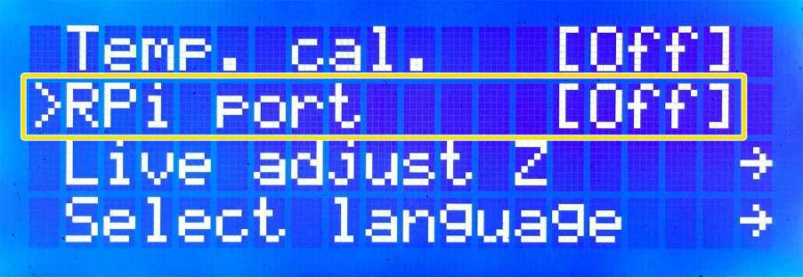 Connecting Raspberry Pi/Courtesy: Prusa3Di